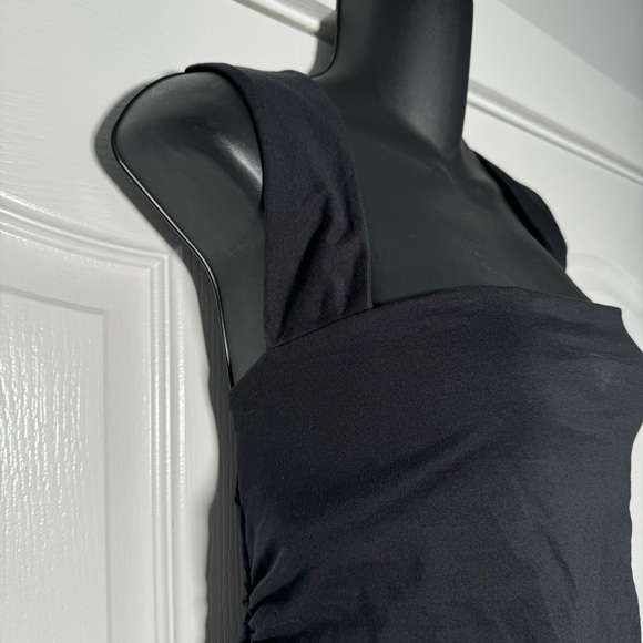 Anthropologie Maeve Black Square Neck Top NWT Size Medium - Picture 3 of 6